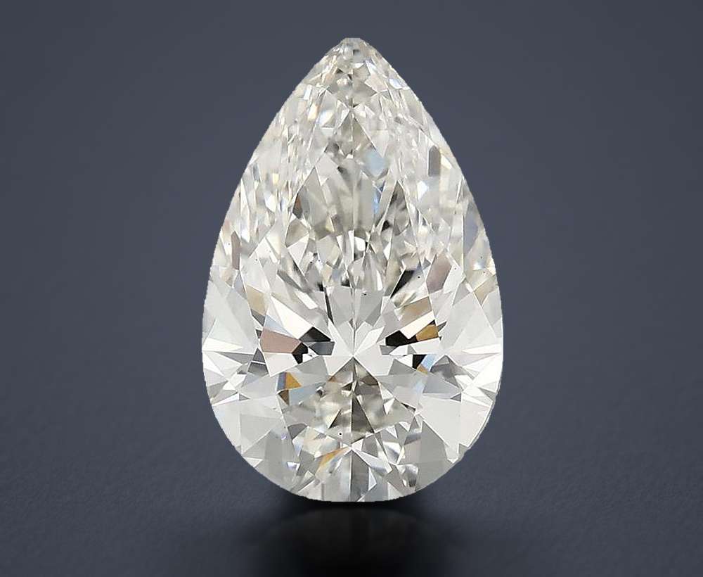 2.58 Carat Pear Lab Diamond