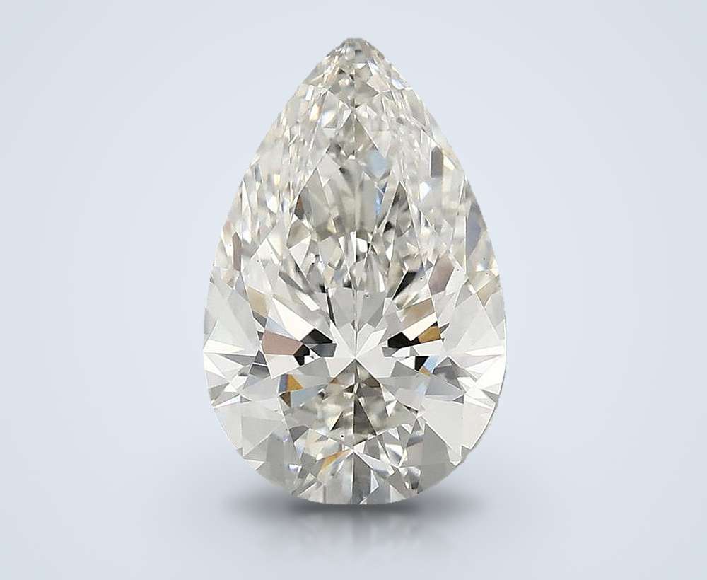2.58 Carat Pear Lab Diamond