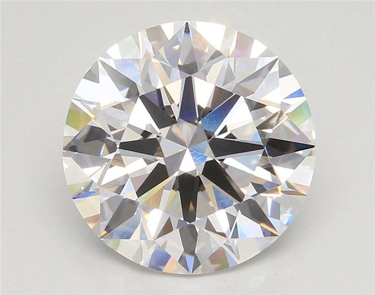 6.05ct F VVS2 Rare Carat Ideal Cut Round Lab Grown Diamond