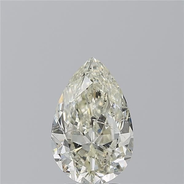 3.01ct J SI2 Very Good Cut Pear Diamond