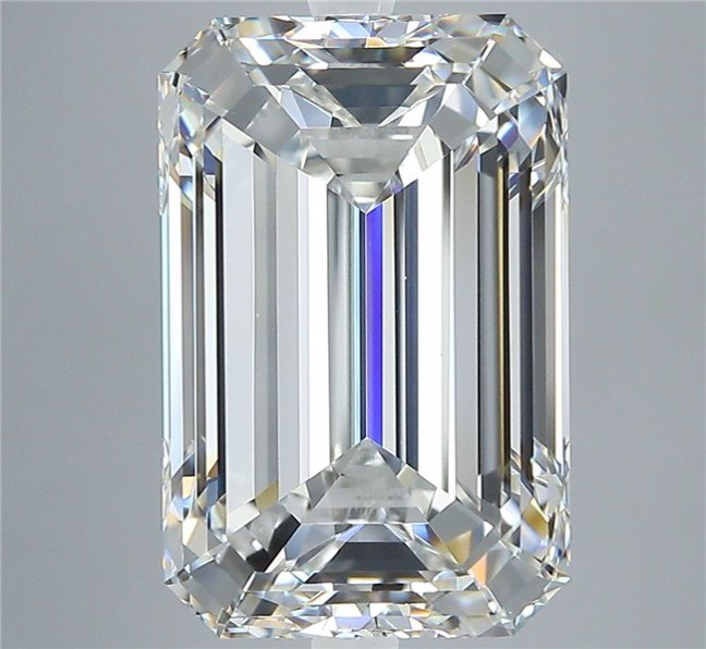 8.05ct G VS1 Rare Carat Ideal Cut Emerald Diamond