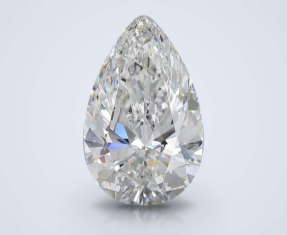 7.28 Carat Pear Lab Diamond