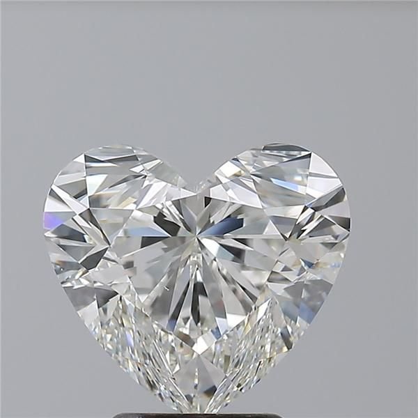 3.50ct H VS2 Very Good Cut Heart Diamond