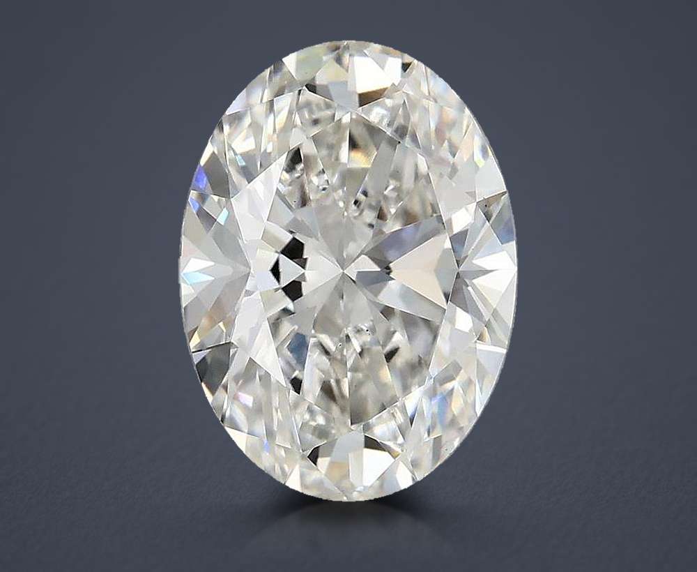3.67 Carat Oval Lab Diamond