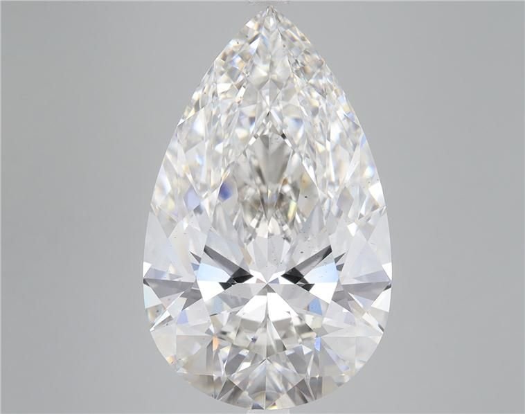 9.51ct F VS2 Rare Carat Ideal Cut Pear Lab Grown Diamond