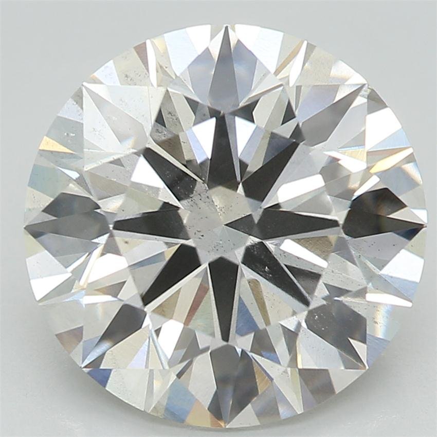 3.58ct H SI1 Rare Carat Ideal Cut Round Lab Grown Diamond