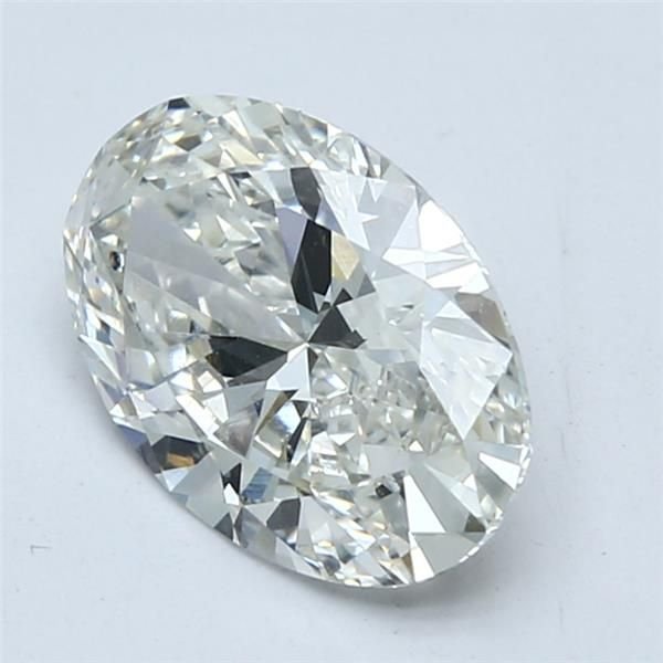 2.03ct H SI1 Rare Carat Ideal Cut Oval Diamond