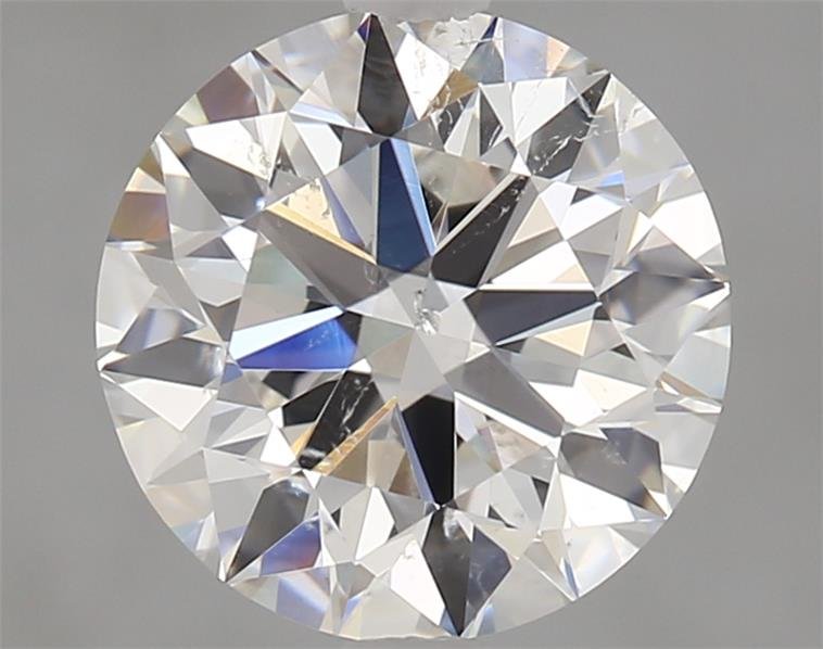 2.02ct F SI2 Rare Carat Ideal Cut Round Diamond