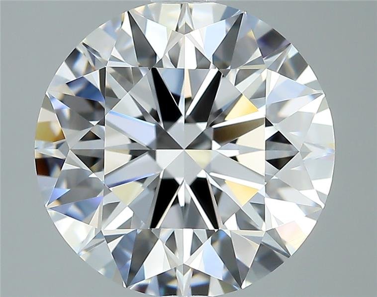 3.53ct D FL Rare Carat Ideal Cut Round Diamond