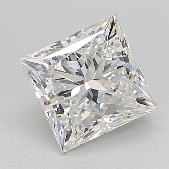 1.57ct D VVS2 Rare Carat Ideal Cut Princess Lab Grown Diamond