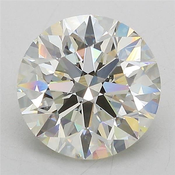 3.11ct J VS1 Excellent Cut Round Lab Grown Diamond