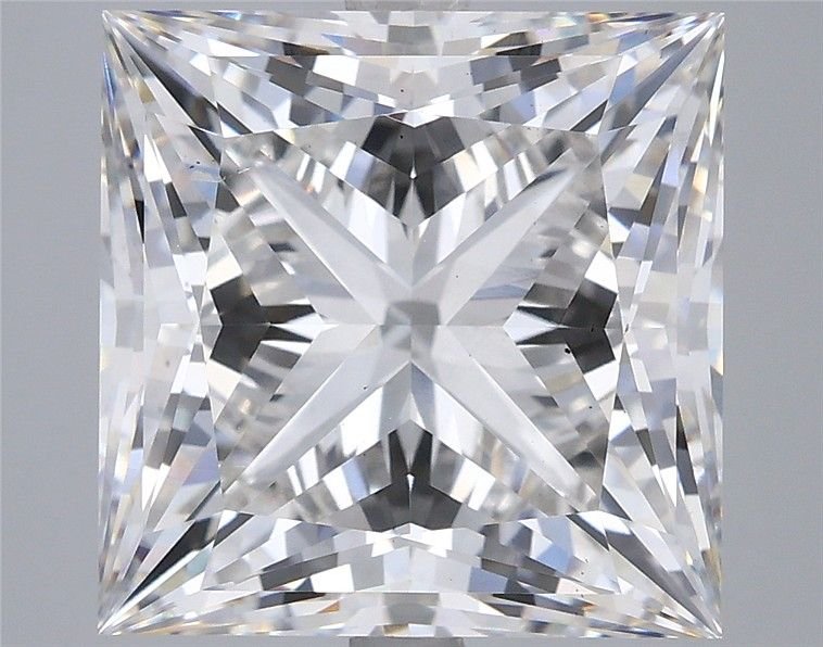 9.02ct G VS2 Rare Carat Ideal Cut Princess Lab Grown Diamond