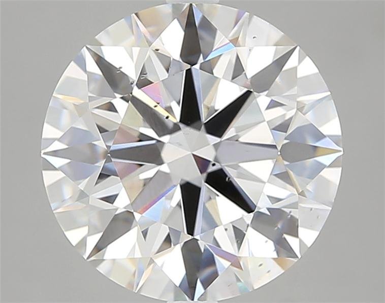 4.31ct F SI1 Rare Carat Ideal Cut Round Lab Grown Diamond