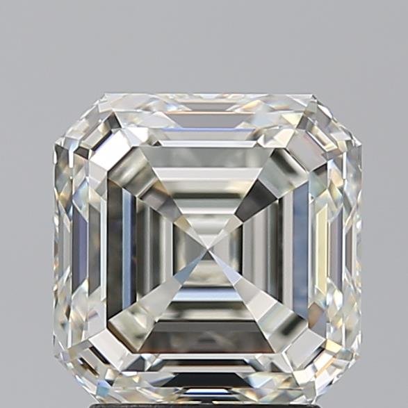 3.01ct K VVS2 Rare Carat Ideal Cut Asscher Diamond