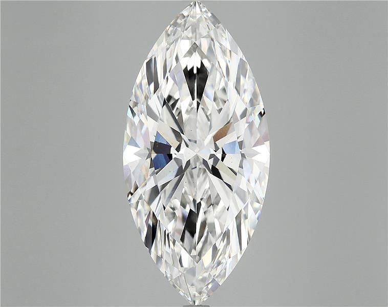 8.07ct F VS2 Rare Carat Ideal Cut Marquise Lab Grown Diamond