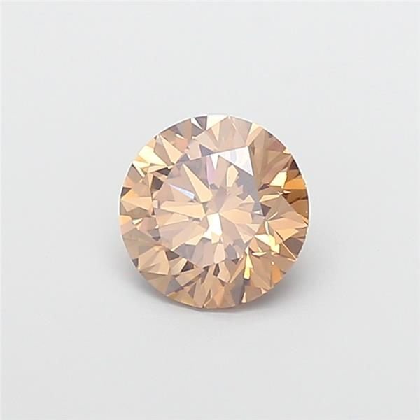 1.52 Ct. Fancy Light Brown Round Lab Diamond