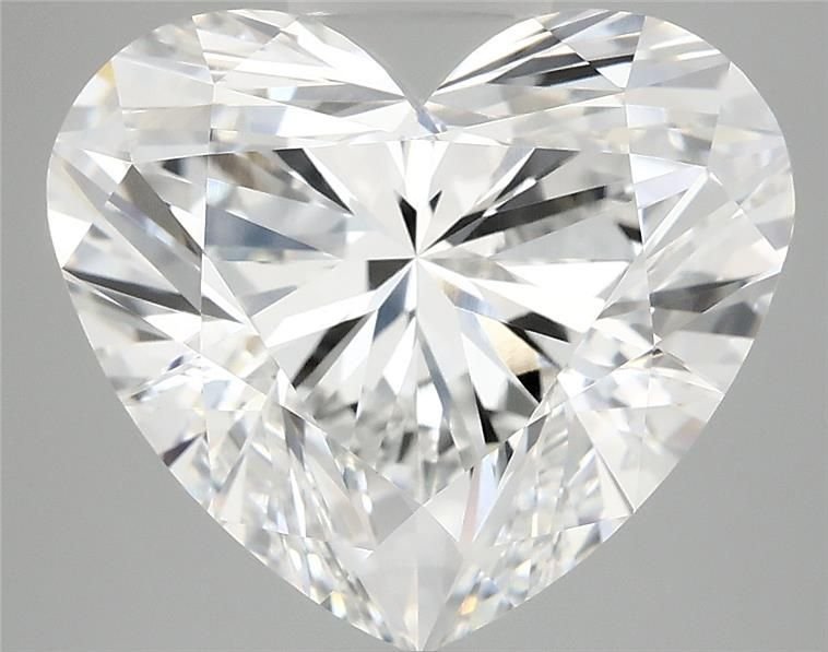 6.15ct E VVS2 Rare Carat Ideal Cut Heart Lab Grown Diamond