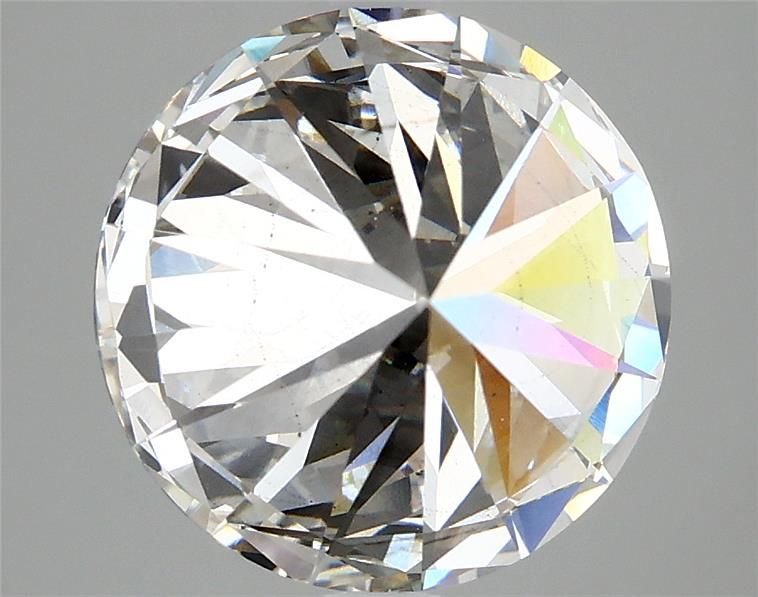 4.06ct I SI1 Rare Carat Ideal Cut Round Lab Grown Diamond