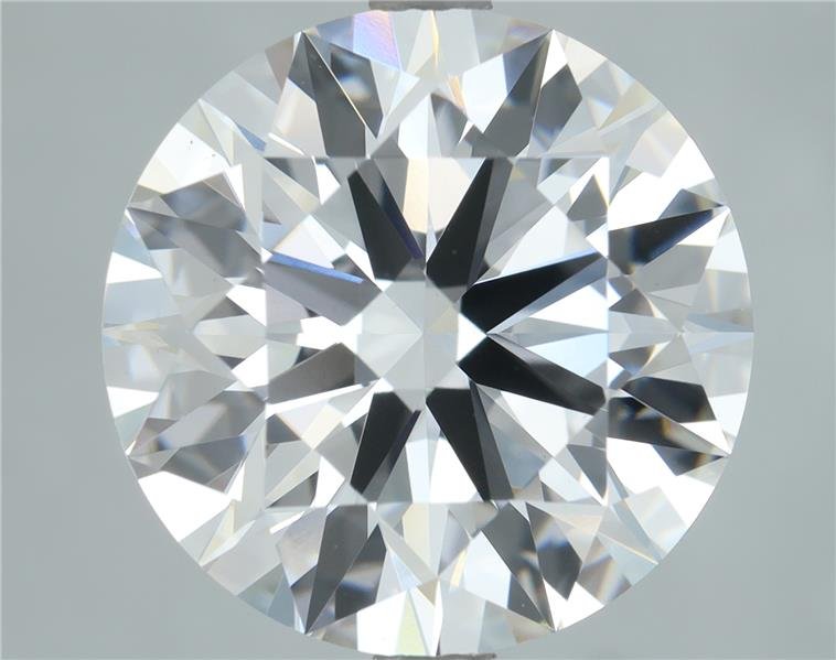 5.11ct D VS1 Rare Carat Ideal Cut Round Lab Grown Diamond