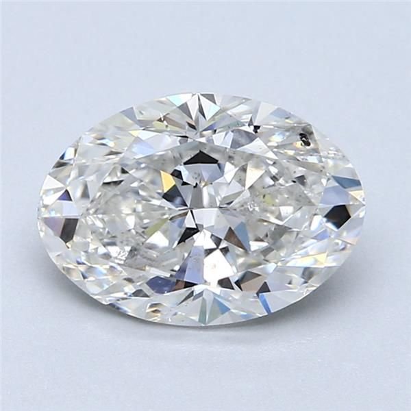 2.51ct G SI2 Rare Carat Ideal Cut Oval Diamond