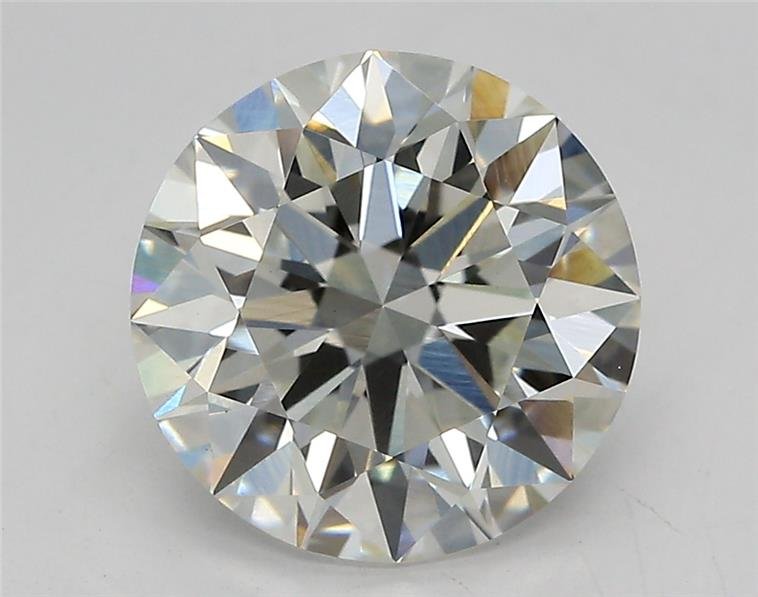 2.51ct F VVS2 Rare Carat Ideal Cut Round Lab Grown Diamond