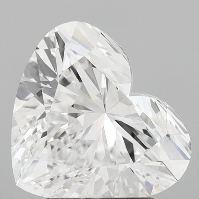2.57ct D VVS2 Rare Carat Ideal Cut Heart Lab Grown Diamond