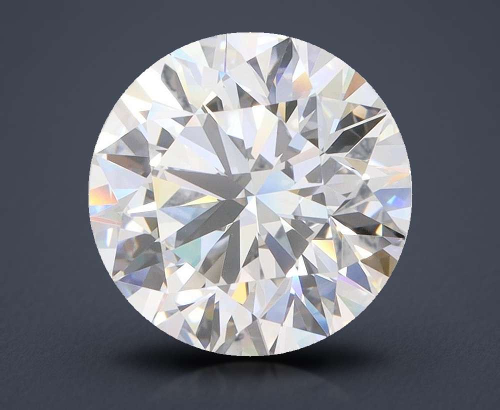 4.58 Carat Round Lab Diamond