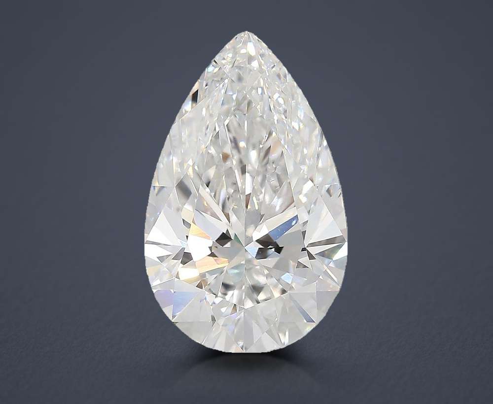 7.07 Carat Pear Lab Diamond