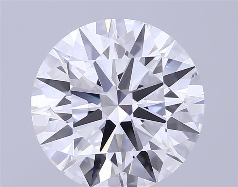 6.06ct E VS1 Rare Carat Ideal Cut Round Lab Grown Diamond