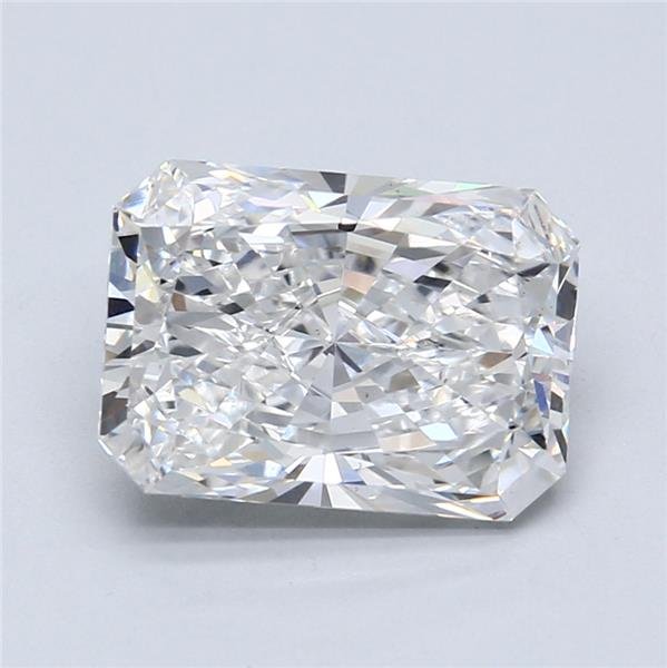 3.99ct E VS1 Rare Carat Ideal Cut Radiant Lab Grown Diamond