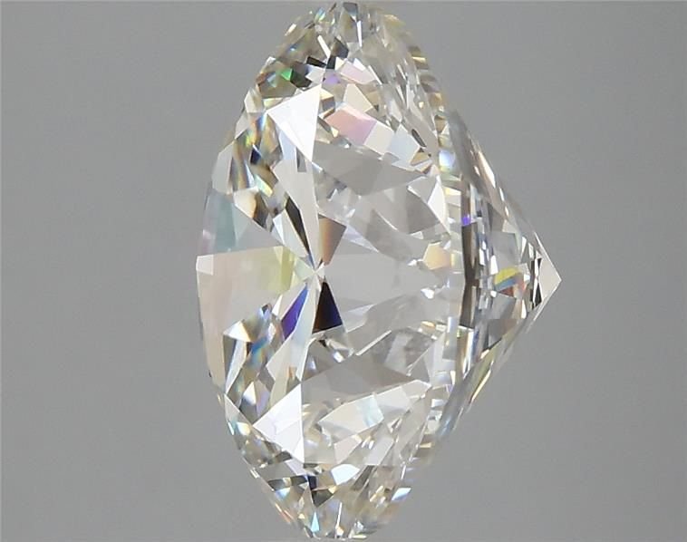 5.16ct H VVS2 Rare Carat Ideal Cut Round Lab Grown Diamond