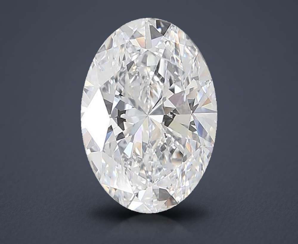 6.52 Carat Oval Lab Diamond