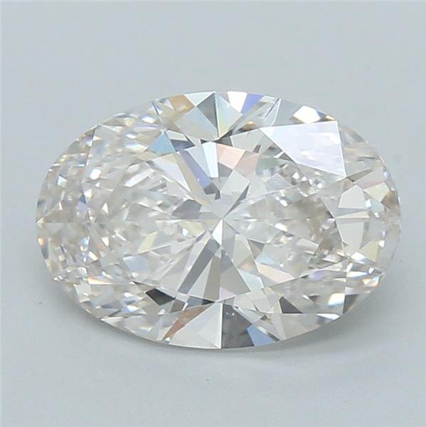 4.10ct H VVS2 Rare Carat Ideal Cut Oval Lab Grown Diamond