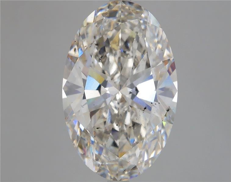 6.76ct H SI1 Rare Carat Ideal Cut Oval Lab Grown Diamond