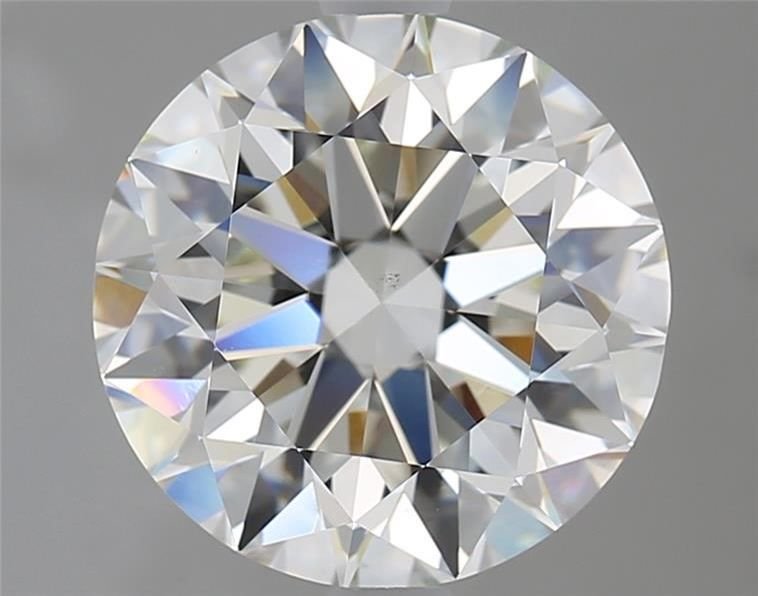 3.70ct J VS2 Rare Carat Ideal Cut Round Diamond