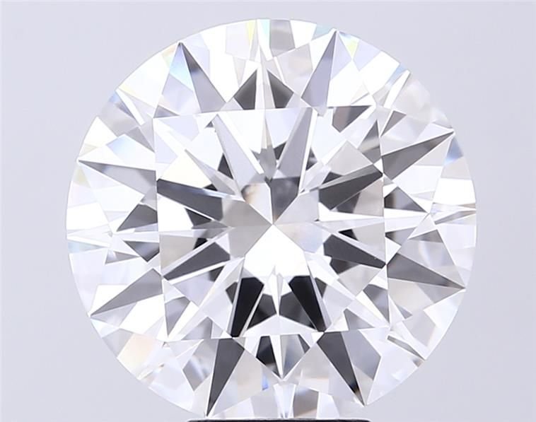 8.01ct D VVS2 Excellent Cut Round Lab Grown Diamond