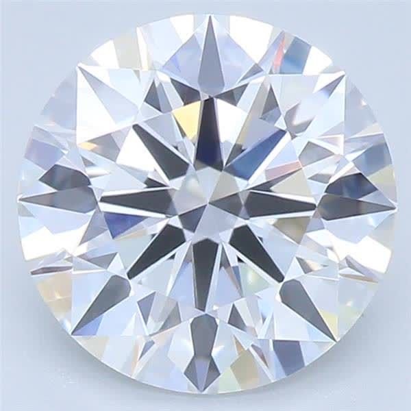 1.59ct D VVS2 Rare Carat Ideal Cut Round Lab Grown Diamond