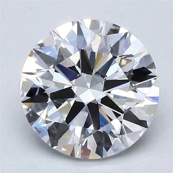 1.91ct D SI1 Rare Carat Ideal Cut Round Diamond