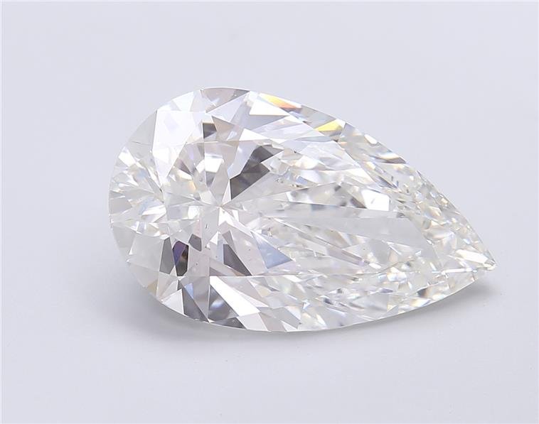 8.05ct F VS1 Rare Carat Ideal Cut Pear Lab Grown Diamond