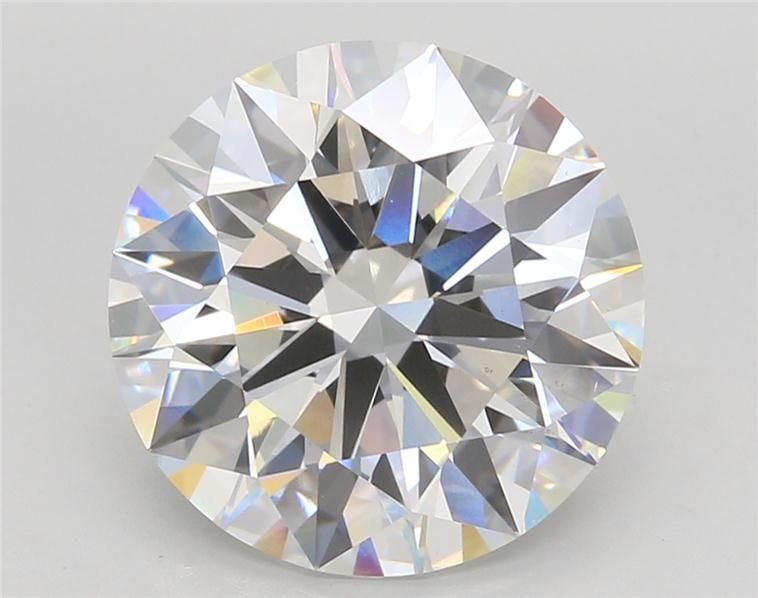 6.07ct F VS1 Rare Carat Ideal Cut Round Lab Grown Diamond