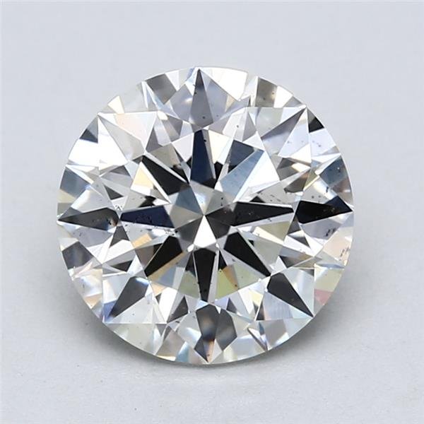 2.69ct F SI1 Rare Carat Ideal Cut Round Lab Grown Diamond