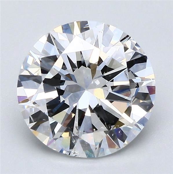 2.56ct E SI2 Very Good Cut Round Diamond