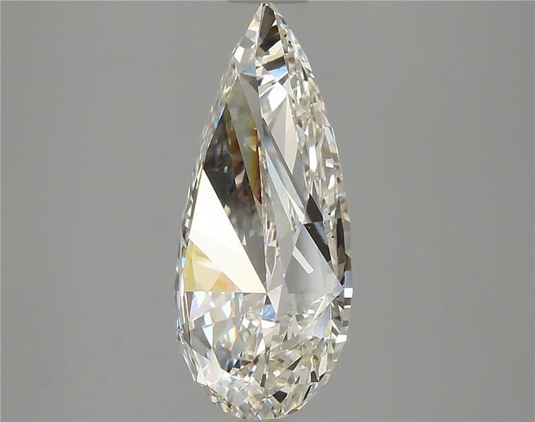 4.09ct H VS2 Rare Carat Ideal Cut Pear Lab Grown Diamond