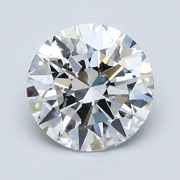 1.63ct E SI2 Rare Carat Ideal Cut Round Diamond