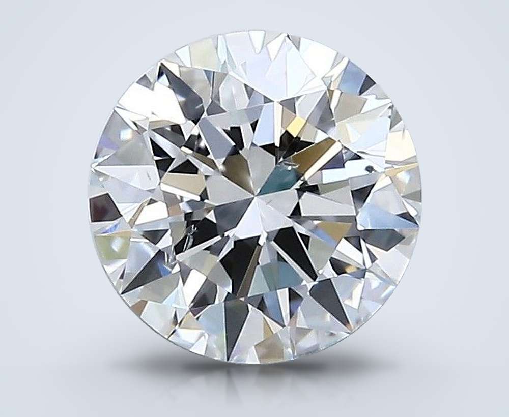 1.63 Carat Round Natural Diamond