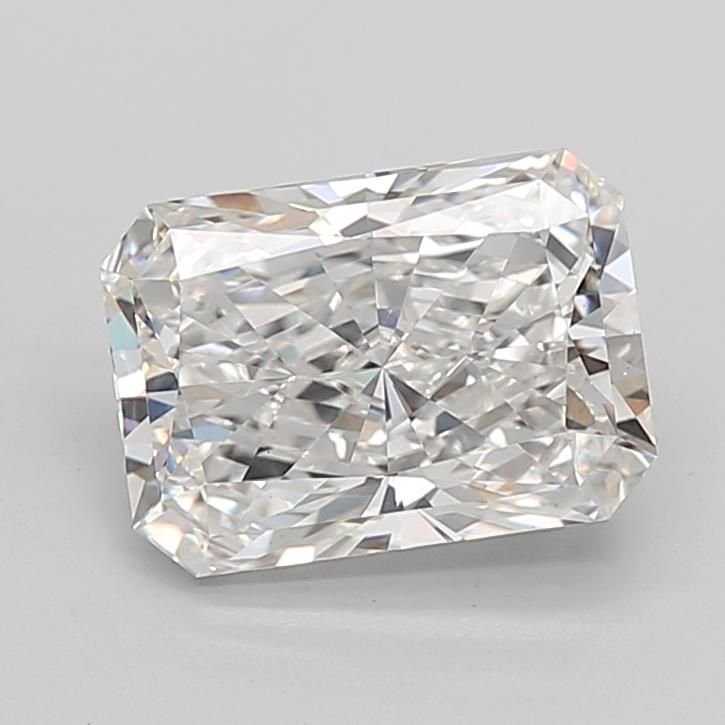3.55ct F VS1 Rare Carat Ideal Cut Radiant Lab Grown Diamond