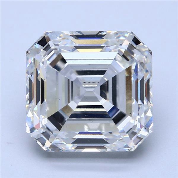 11.61ct G VS2 Rare Carat Ideal Cut Asscher Lab Grown Diamond