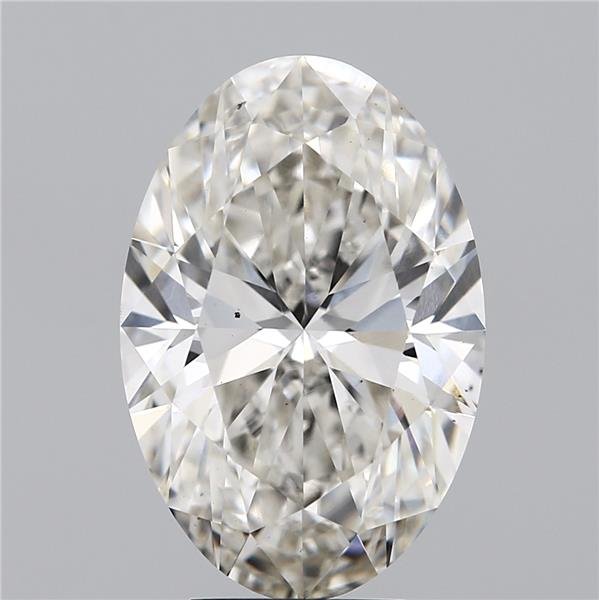 6.01ct H VS2 Rare Carat Ideal Cut Oval Lab Grown Diamond