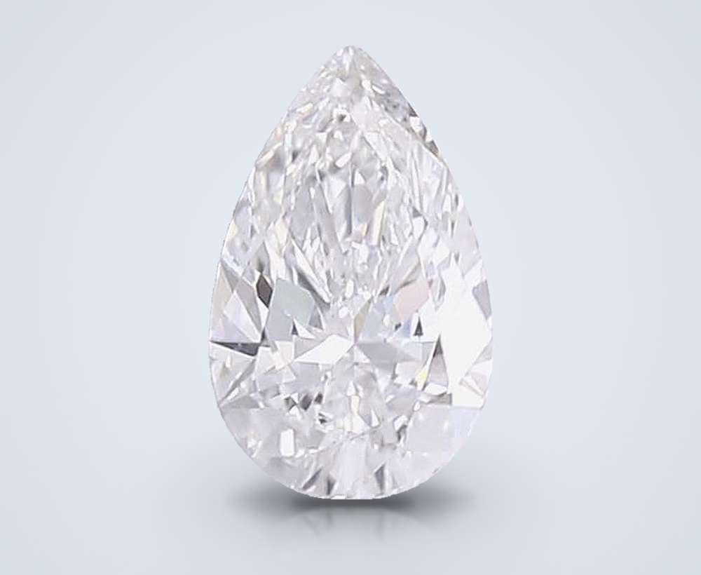1.58 Carat Pear Lab Diamond