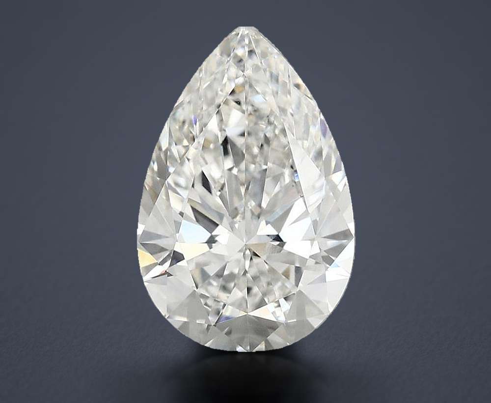 3.00 Carat Pear Lab Diamond